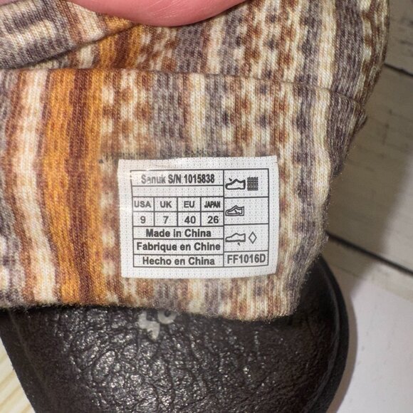 Sanuk Women's Size 9 Yoga Sling 2 Sandals Brown Tan - Picture 7 of 8